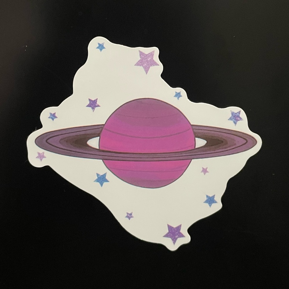 Saturn Planet Sticker